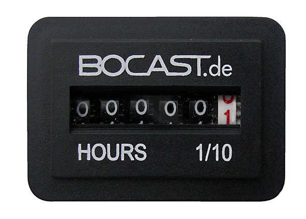 Betriebsstundenzähler 6V - 24V BOC-BZ-05-K